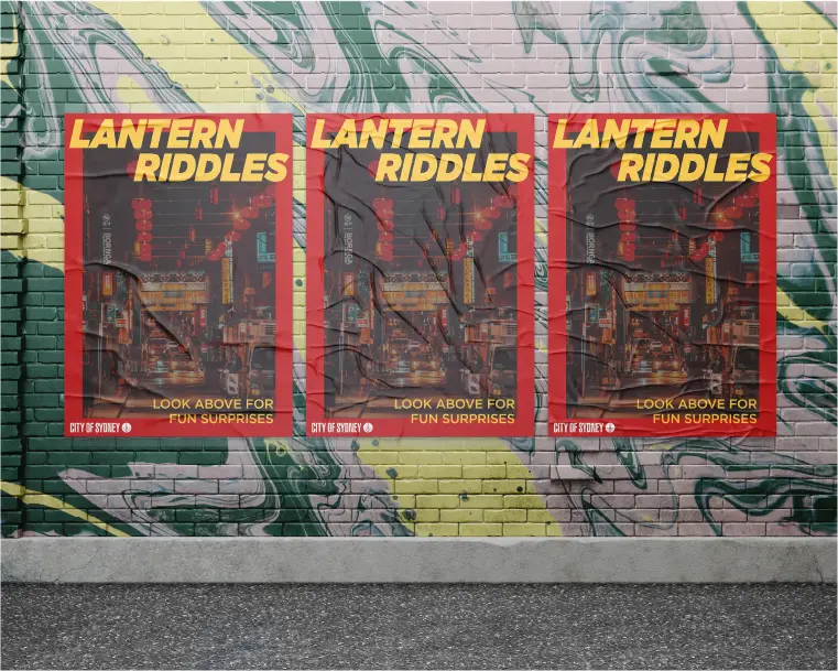 Image of the chinatown neue mockup posters