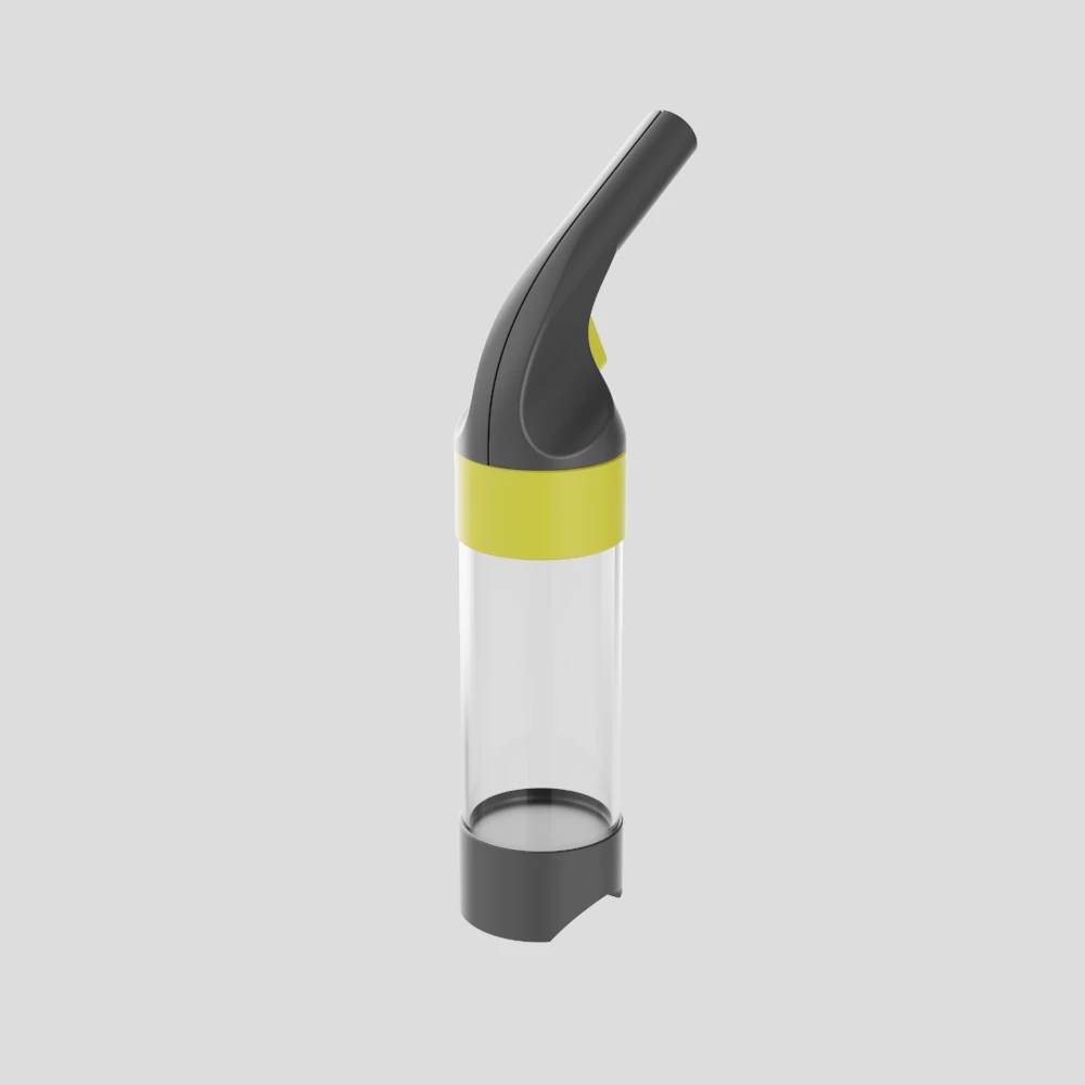 Nozzle three-quarters image.