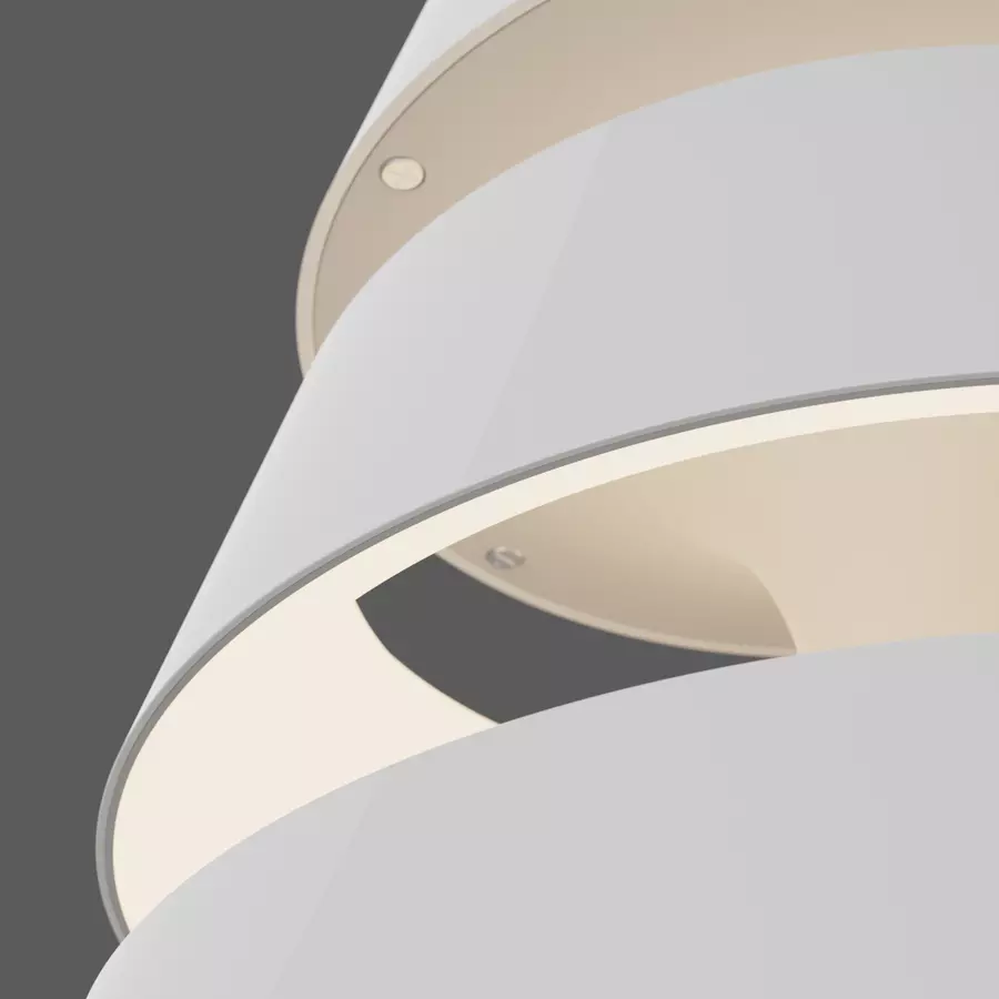 Lamp render exterior detail.